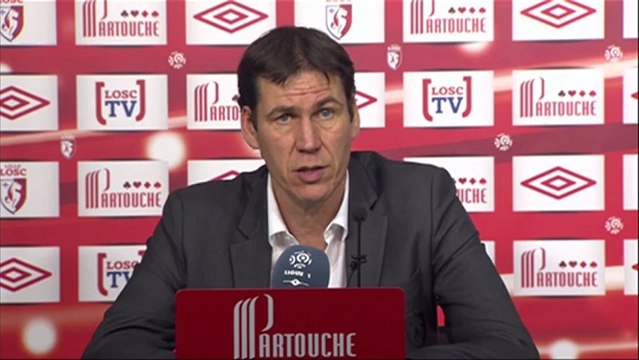 Conférence de presse LOSC Lille - Montpellier Hérault SC : Rudi GARCIA (LOSC) - René GIRARD (MHSC) - saison 2012/2013