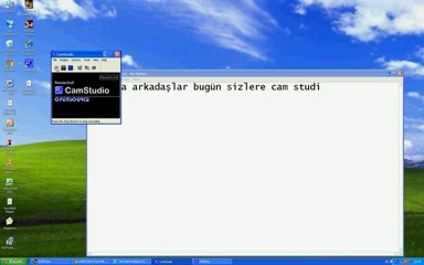 CAM STUDİO KULLANIMI