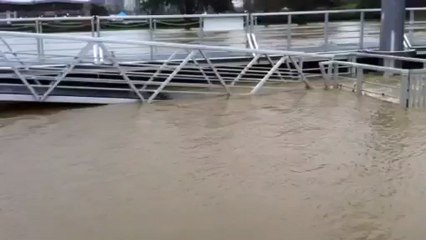 Dimanche il y avait encore des zones inondées en Mayenne