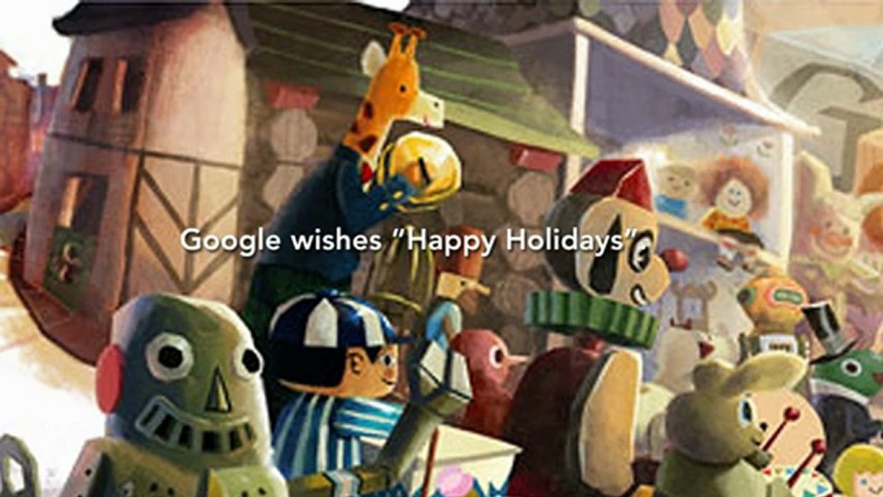happy holidays 2012 google doodle