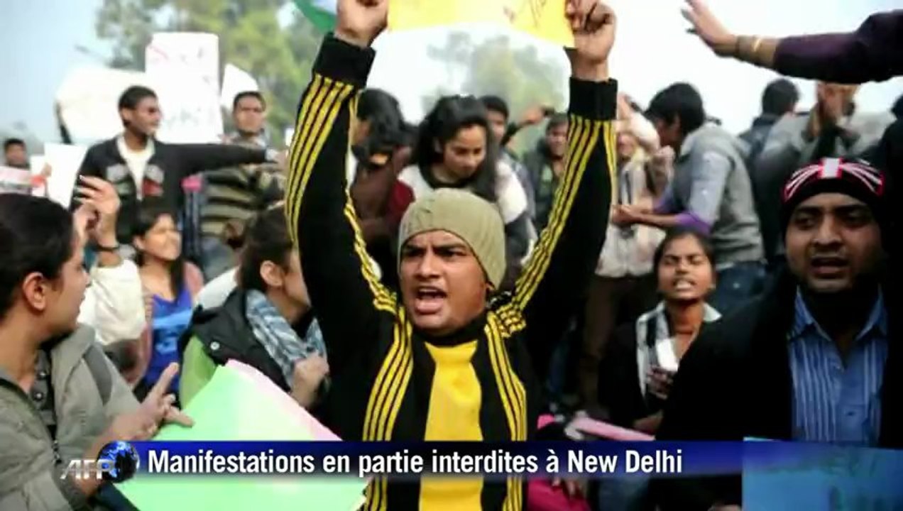 Inde : manifestation contre le viol, malgré l'interdiction