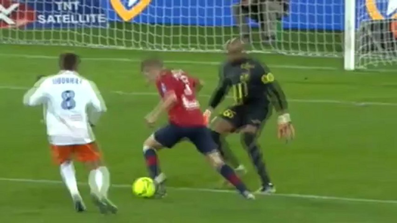 But Souleymane CAMARA (82ème) - LOSC Lille - Montpellier Hérault SC (4-1) - saison 2012/2013