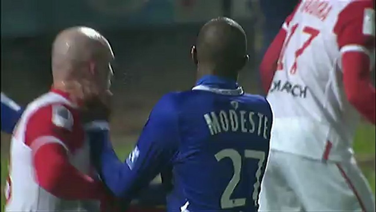 But Anthony MODESTE (13ème) - SC Bastia - AS Nancy-Lorraine (4-2) - saison 2012/2013