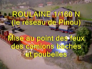 ROULAINE - Mise au point des feux des camions