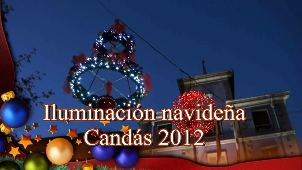 Iluminación NAVIDAD 2012 en Candás, Asturias