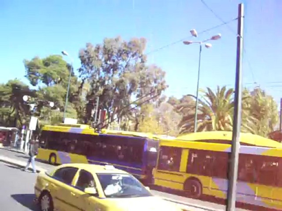 Athens trolley 28oct street Greece 2007-11-22