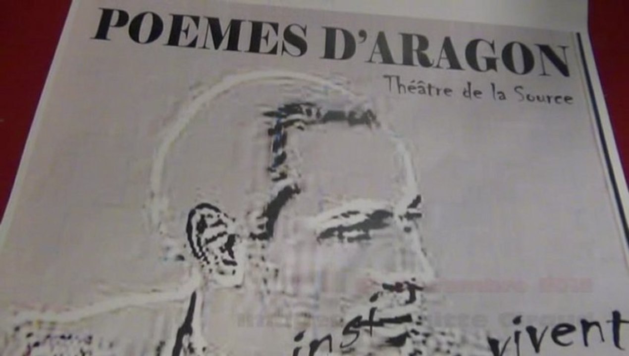 Poésie d'Aragon | Jean-Pierre Nercam et Gérard Hello | Théâtre en Miettes | 22 décembre 2012