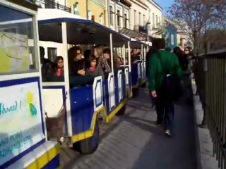 small-train-monastiraki 2007-11-25 Athens greece