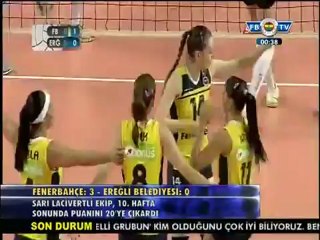 22 Aralık 2012 Sarı Melekler 3 - 0 Ereğli Belediyesi Maçı Özeti