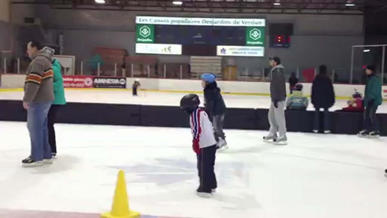 Vidéo patin à glace