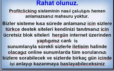 Profitclicking Türkiye Profit Clicking Türkçe tanıtım videosu - YouTube