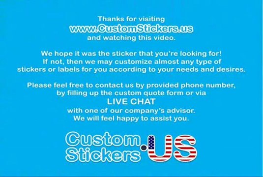 Custom Weatherproof Stickers, Custom Stickers