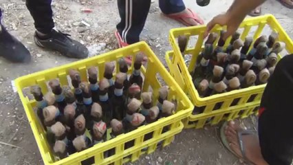 Jeter des cocktails molotov sur la police !