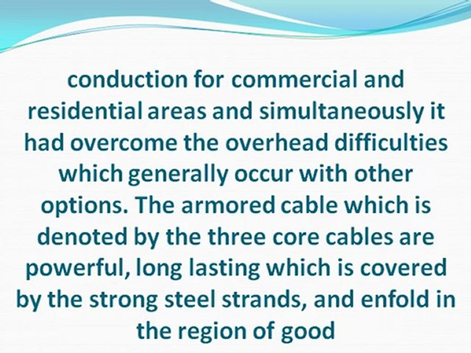 Electrical Export of Fiber optic cables