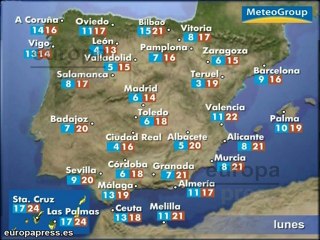 Previsión del tiempo para esta Nochebuena