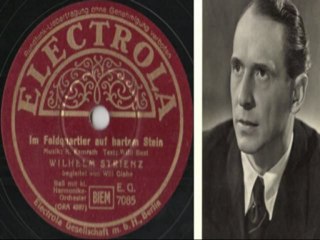 Antje mein blondes Kind Im Feldquartier auf hartem Stein Wilhelm Strienz Will Glahé