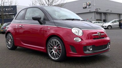 Abarth 595 Turismo in Bi colour Grey over Red