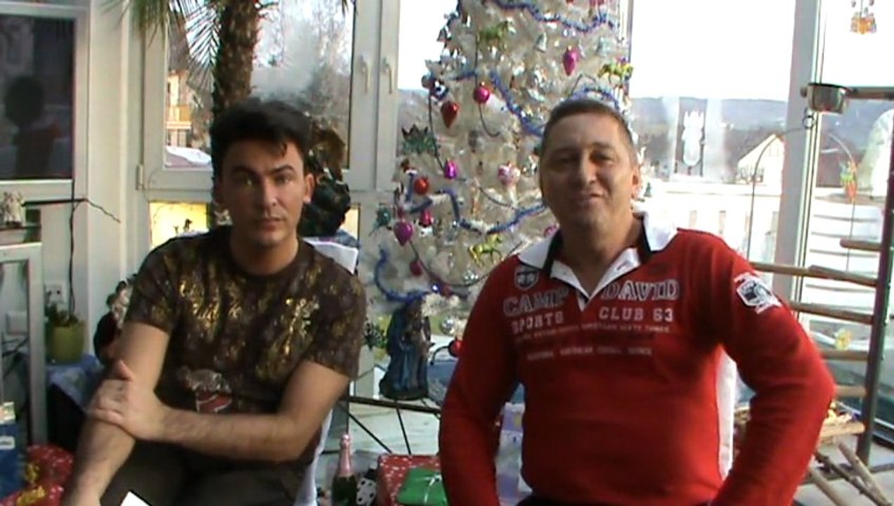 Weihnachten 2012 Die Fellas Hubert und Matthias mit A little Weihnachtsgedichte Heilig Abend 2012