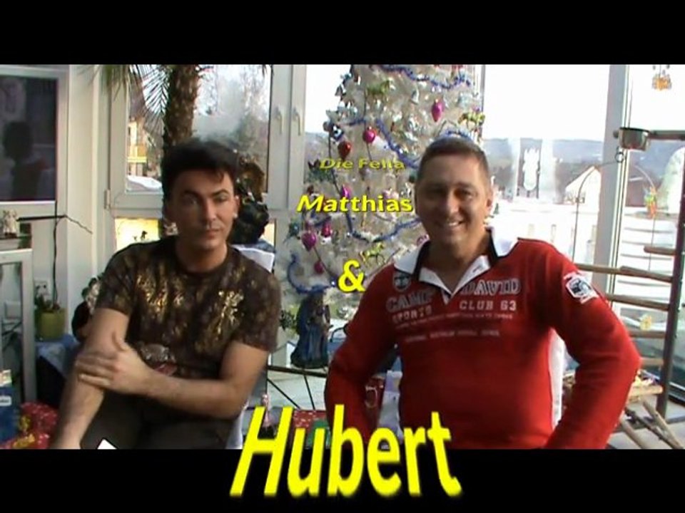 Weihnachten 2012 Die Fellas Hubert und Matthias mit A little Weihnachtsgedichte Heilig Abend 2012