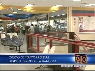 Baja demanda de pasajes se registra hoy en el Terminal La Bandera