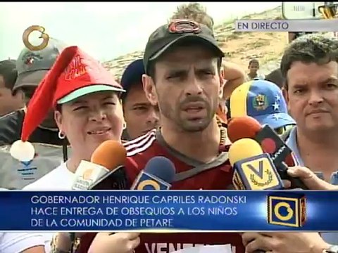 Capriles: Ojalá que los presos políticos pudieran estar esta noche con su familia”