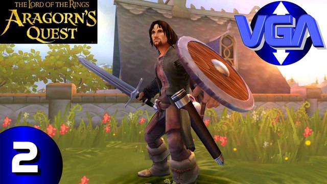 VGA Le seigneur des anneaux la quete d'aragorn warner games ps3 xbox 360 wii 2010 HD PART 2.