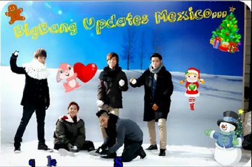 Administradoras de Big Bang Updates Mexico de facebook deceandoles Felices fiestas