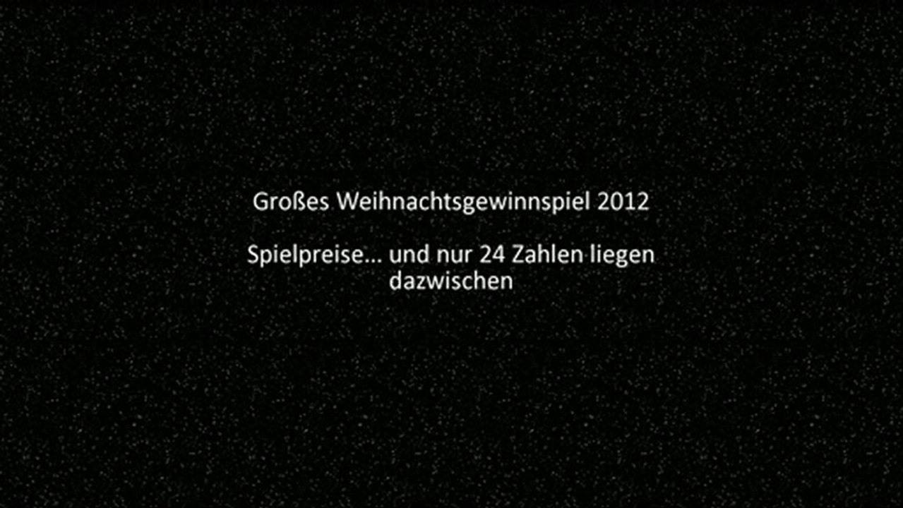 Deepys Weihnachtsgewinnspiel 2012!