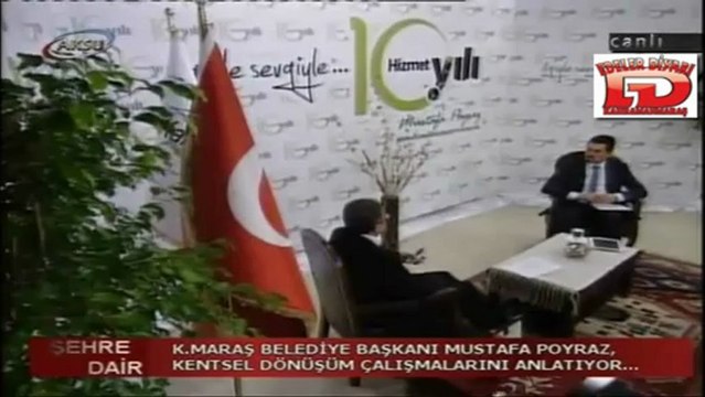 K.Maraş Belediye Başkanı MUSTAFA POYRAZ 24 ARALIK 2012 -AKSU TV Şehre Dair Programı 2