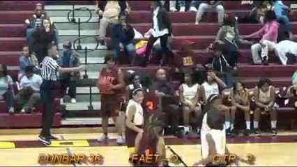 Basketball : Dunbar vs FAET (JV-Girls) 12/21/2012