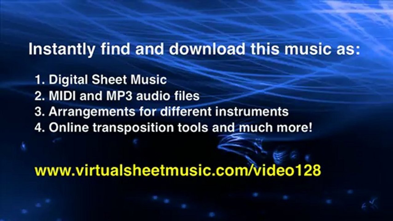 Carol of the Bells - Christmas Collections 1 violin and piano sheet music - Video Score