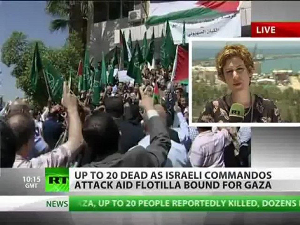 World condemns Gaza flotilla raid, Israel says aid convoy 'had weapons on board'