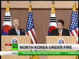 Hillary Clinton backs South Korea as North cuts ties with neighbor