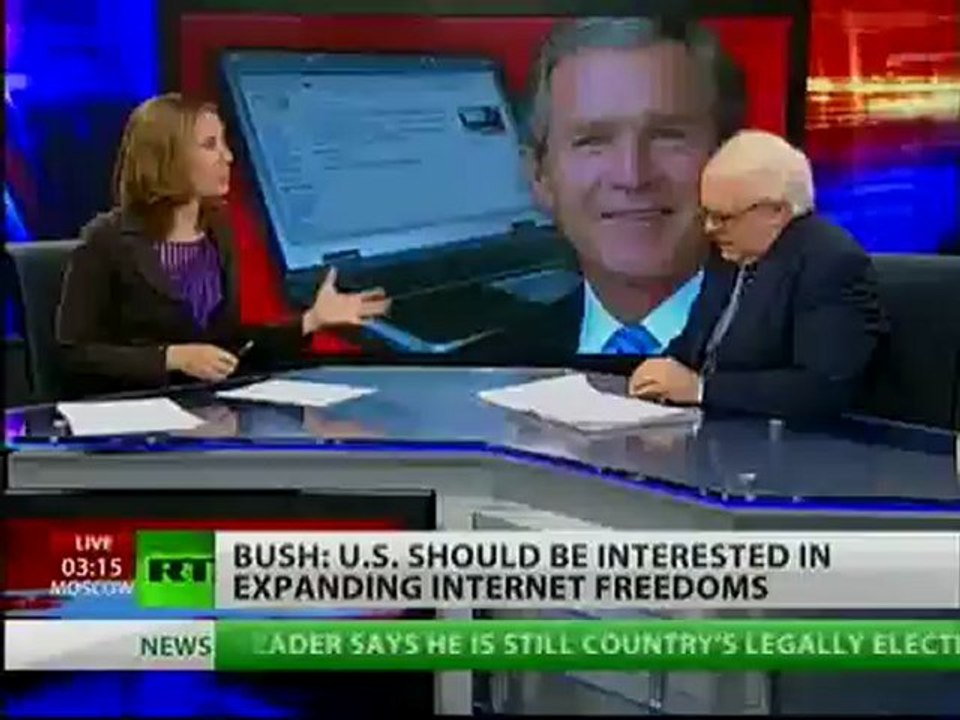 Webster Tarpley: Cyber hypocrisy of US 'freedom' labels