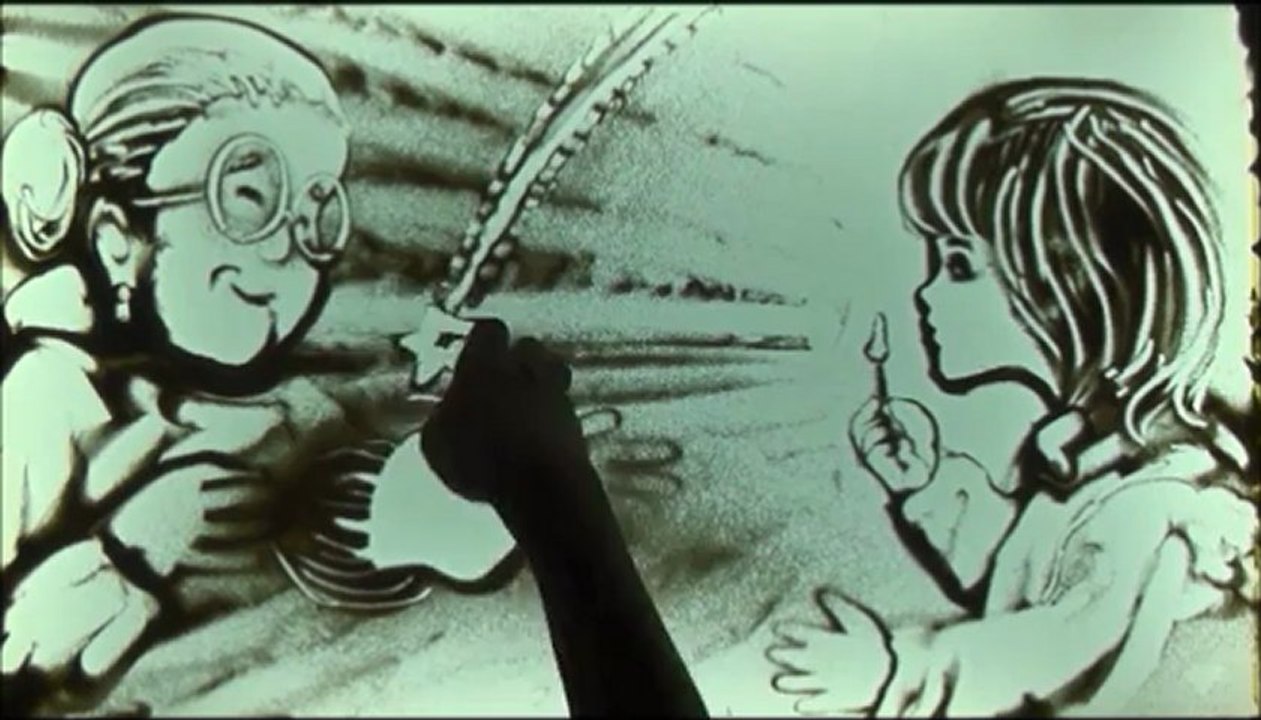 CÔ BÉ BÁN DIÊM - PHONG GIAO sand animation