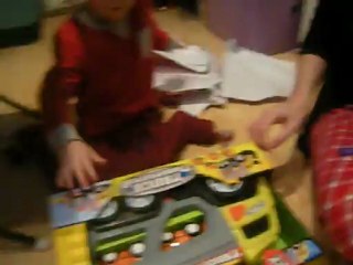 Olly opening the truck