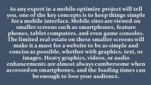 Some Pointers for Your Website's Mobile Strategy