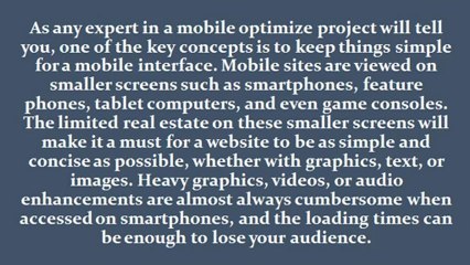Some Pointers for Your Website's Mobile Strategy
