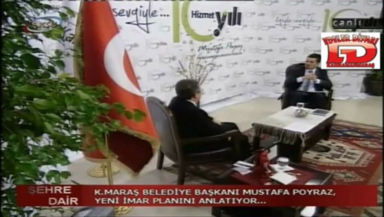 K.Maraş Belediye Başkanı MUSTAFA POYRAZ 24 ARALIK 2012 -AKSU TV  Şehre Dair Programı 3