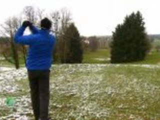 Golf im Winter auf den Wintergrüns