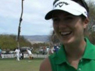 Die deutsche Golf Proette Sandra Gal