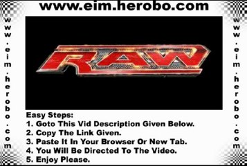 WWE RAW 24th December 2012 Part 1 HD