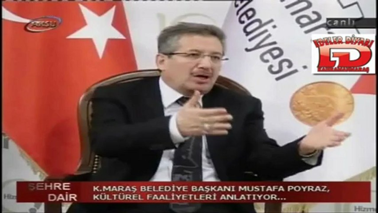 K.Maraş Belediye Başkanı MUSTAFA POYRAZ 24 ARALIK 2012 -AKSU TV  Şehre Dair Programı 4