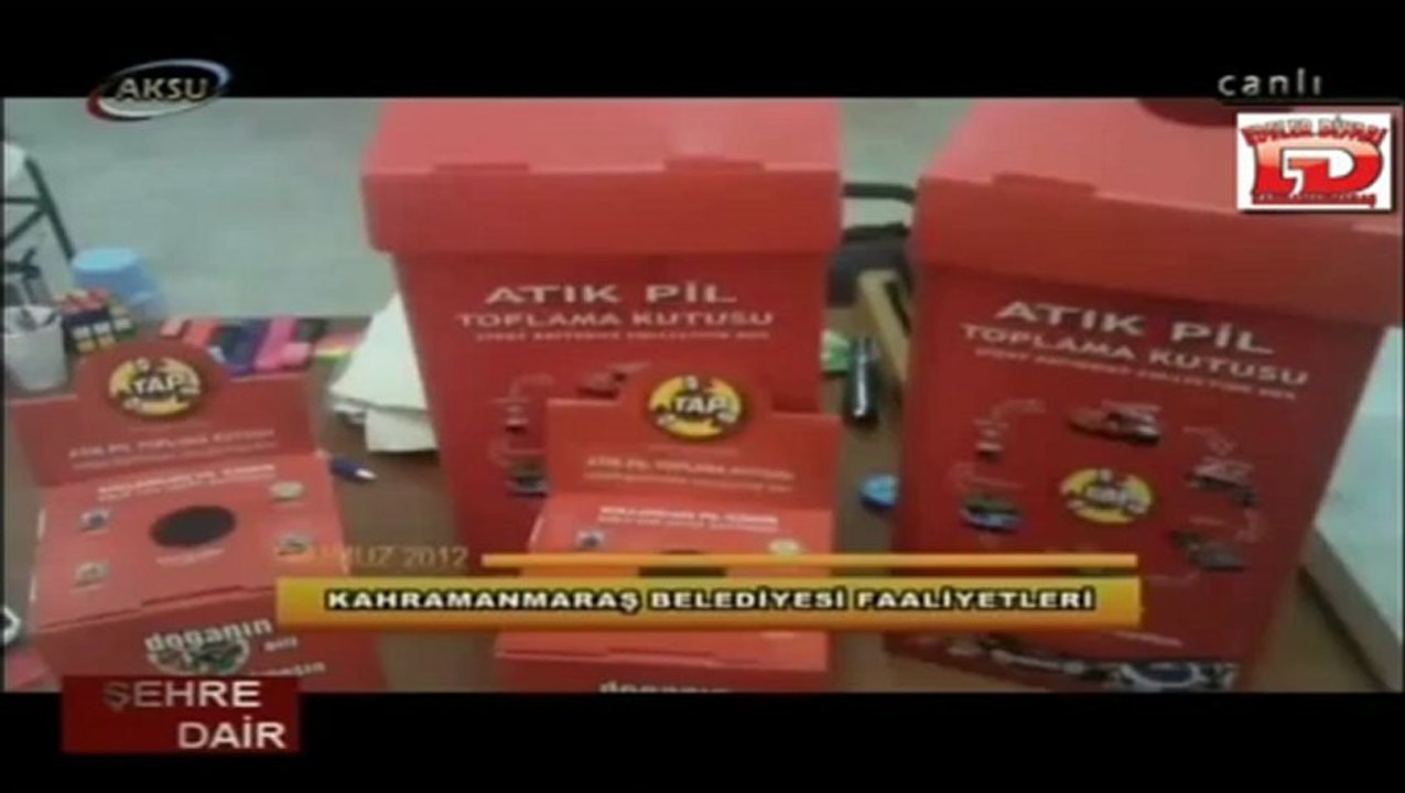 K.Maraş Belediye Başkanı MUSTAFA POYRAZ 24 ARALIK 2012 -AKSU TV  Şehre Dair Programı 5