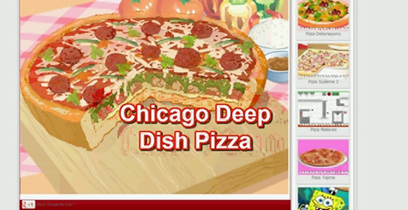 Pizza Süsleme Oyunu