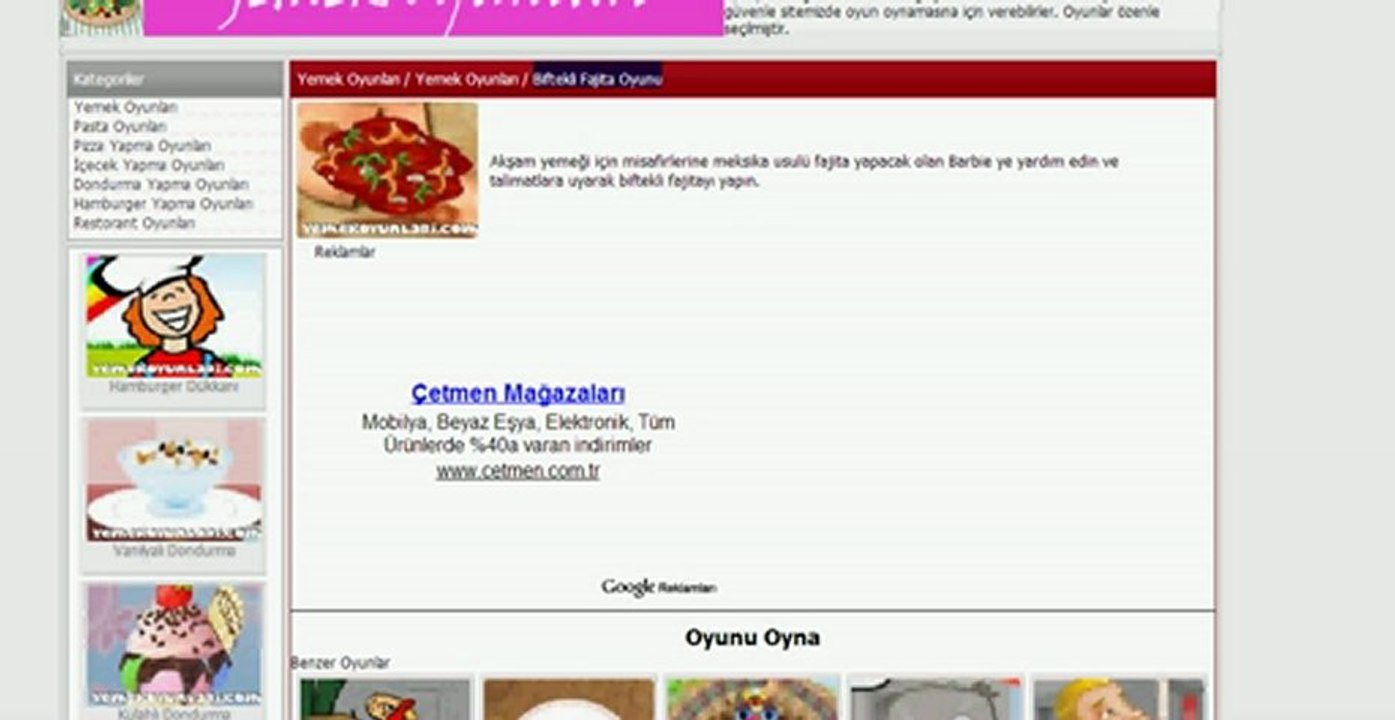 Biftekli Fajita Oyunu