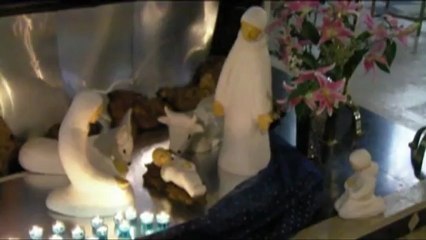 crèche de Noël de Notre-Dame de Saint-Lô