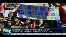 Estudiantes chilenos en pie de lucha por mejor educación