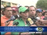 Alcaldía de Maracaibo realiza jornada de recolección de basura en el centro de la ciudad