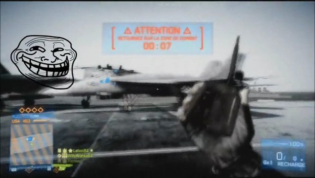 troll d'un avion au c4 sur bf3 [HD]